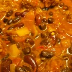 ready to eat - add some more worcestershire sauce in the chili if you like now!